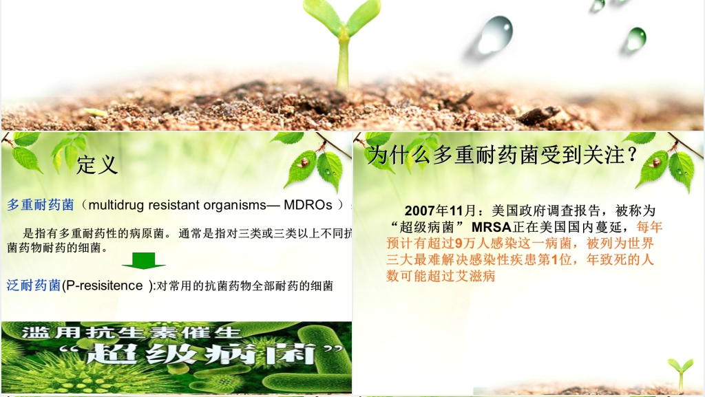 多重耐药菌知识培训PPT课件 多重耐药菌知识培训PPT课件