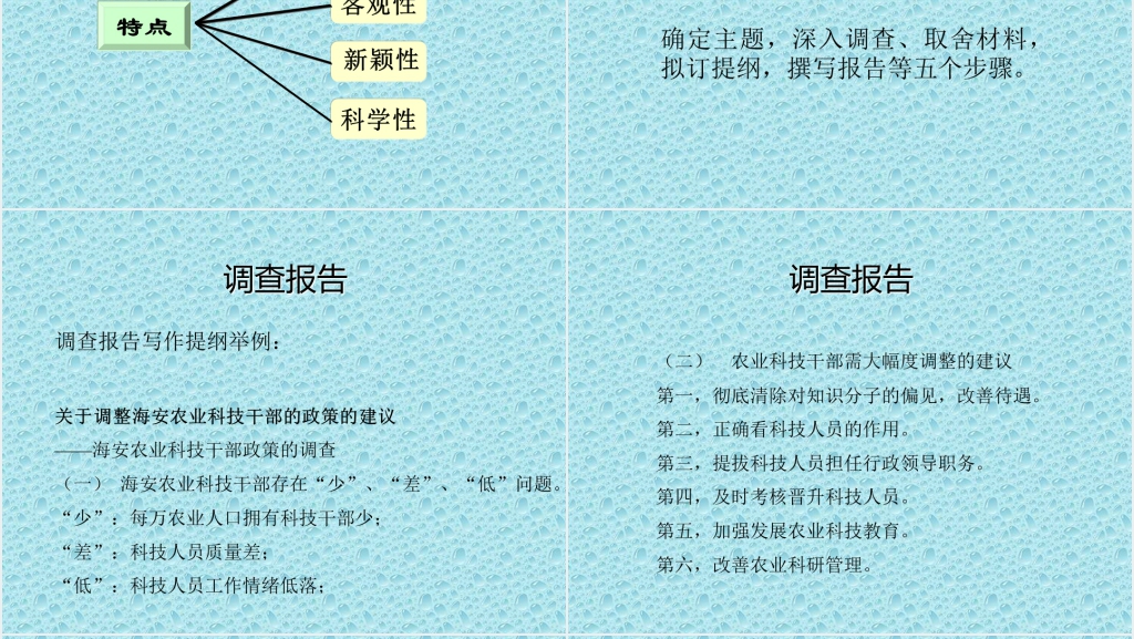 应用文写作知识点调查报告PPT范文 应用文写作知识点调查报告PPT范文