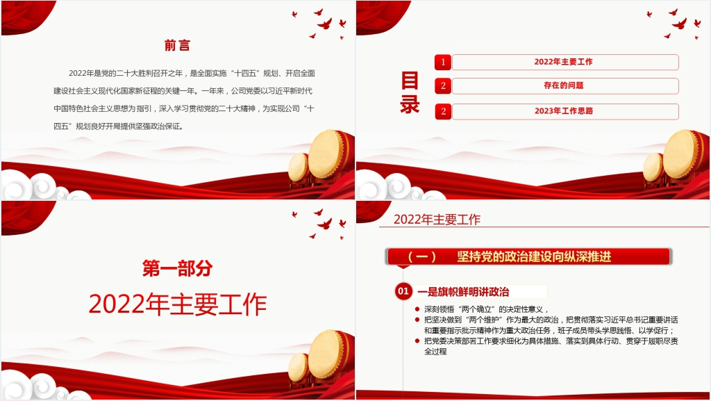 国基层党建工作总结暨2023年工作思路PPT党课 国基层党建工作总结暨2023年工作思路PPT党课