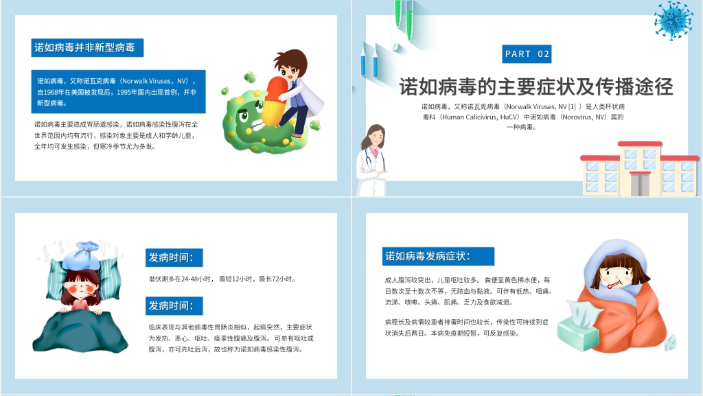 幼儿园诺如病毒的预防PPT课件 幼儿园诺如病毒的预防PPT课件