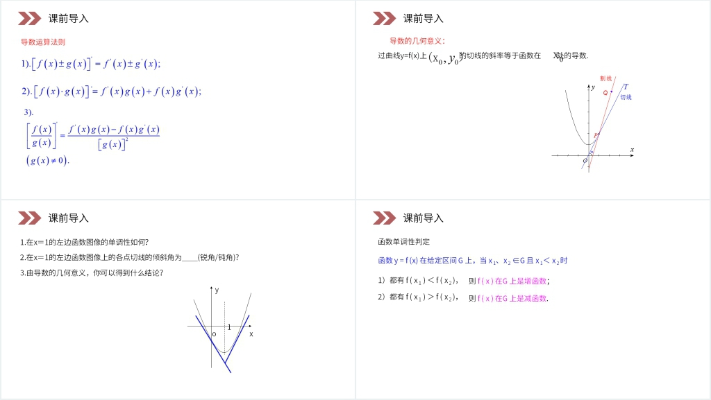 人教版高中数学选修2-2《函数的单调性与导数》PPT课件 人教版高中数学选修2-2《函数的单调性与导数》PPT课件