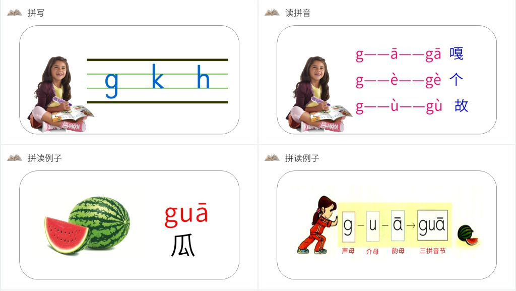 人教版一年级上册语文《汉语拼音 5 gkh》教学PPT课件 人教版一年级上册语文《汉语拼音 5 gkh》教学PPT课件