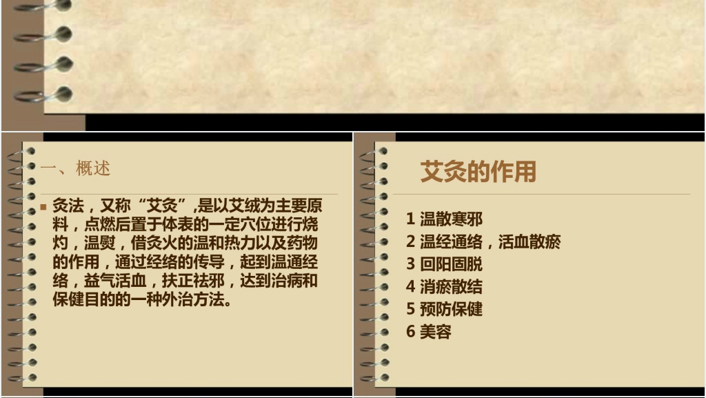 艾灸常见病及其治疗方法PPT课件 艾灸常见病及其治疗方法PPT课件