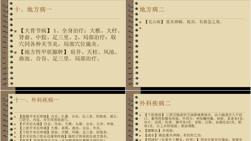 艾灸常见病及其治疗方法PPT课件 艾灸常见病及其治疗方法PPT课件