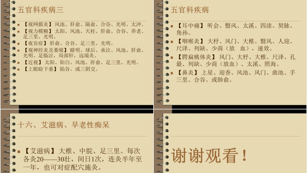 艾灸常见病及其治疗方法PPT课件 艾灸常见病及其治疗方法PPT课件