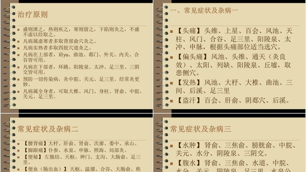 艾灸常见病及其治疗方法PPT课件 艾灸常见病及其治疗方法PPT课件