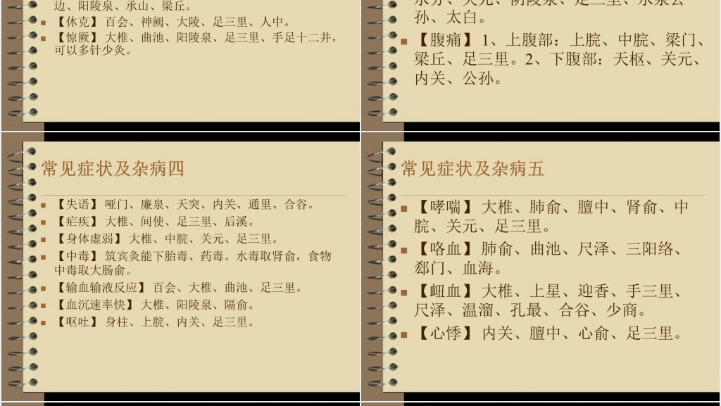 艾灸常见病及其治疗方法PPT课件 艾灸常见病及其治疗方法PPT课件
