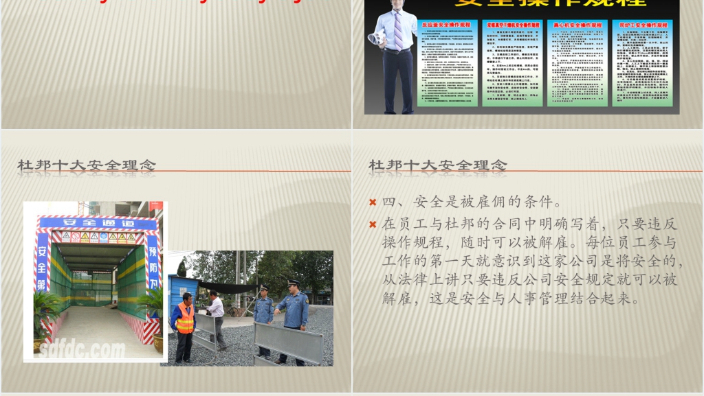 安全十大管理理念杜邦PPT课件 安全十大管理理念杜邦PPT课件