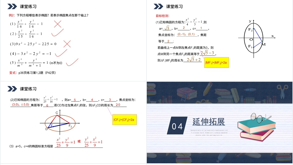 椭圆及其标准方程一PPT课件 椭圆及其标准方程一PPT课件