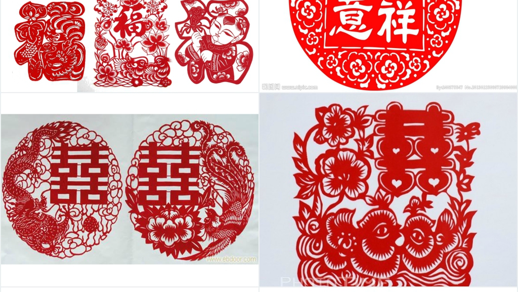 中国传统艺术剪纸PPT模板 中国传统艺术剪纸PPT模板