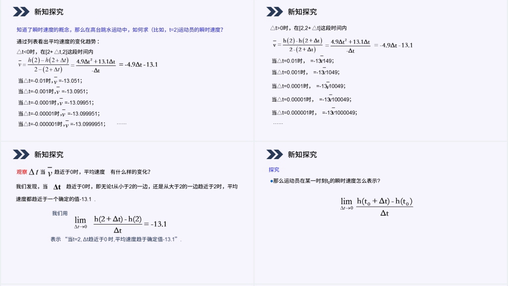 人教版高中数学选修2-2《导数的概念》PPT课件 人教版高中数学选修2-2《导数的概念》PPT课件