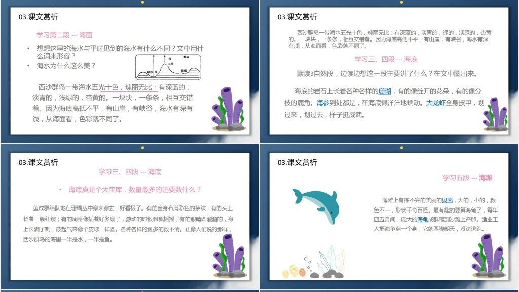 三年级上册富饶的西沙群岛PPT课件 三年级上册富饶的西沙群岛PPT课件