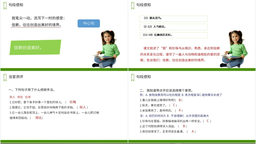 人教版五年级上册语文《珍珠鸟》PPT课件 人教版五年级上册语文《珍珠鸟》PPT课件