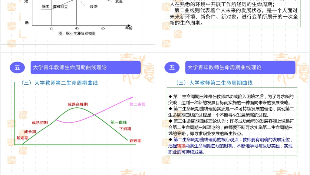 大学青年教师职业生涯规划PPT范文 大学青年教师职业生涯规划PPT范文