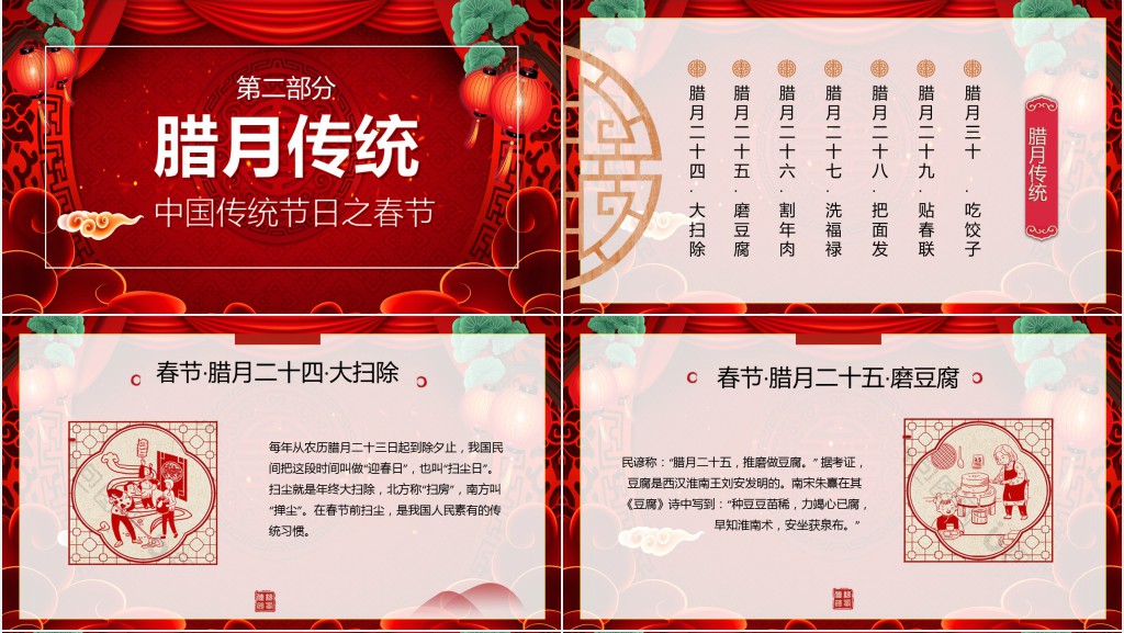 中国年拜大年PPT 中国年拜大年PPT