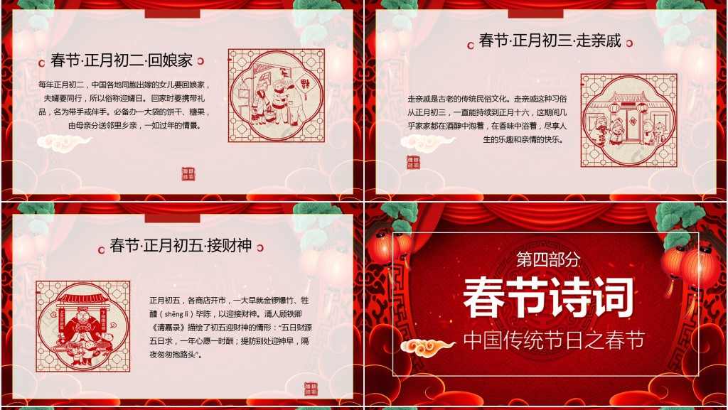 中国年拜大年PPT 中国年拜大年PPT