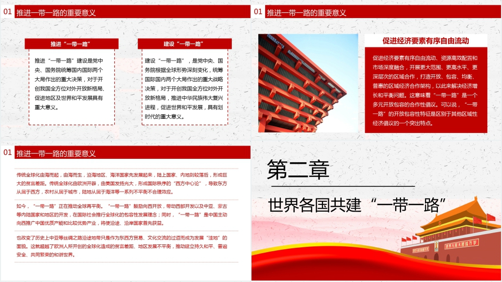 一带一路共创繁荣PPT 一带一路共创繁荣PPT