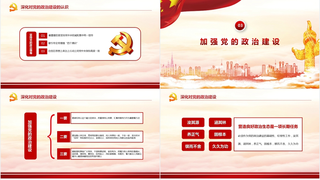 学习解读加强党的政治建设PPT党课 学习解读加强党的政治建设PPT党课