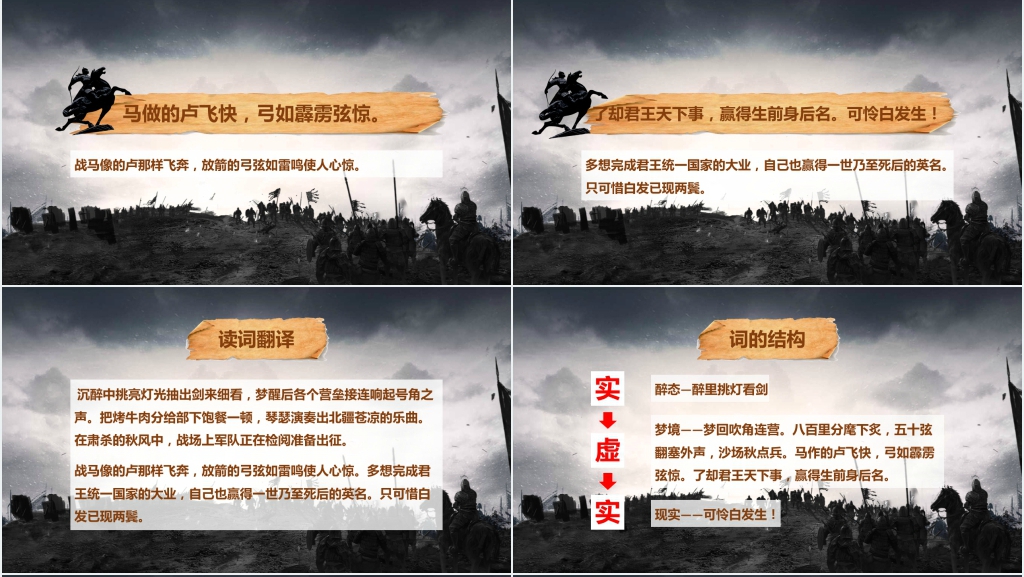 人教版九年级语文上册《破阵子》PPT课件 人教版九年级语文上册《破阵子》PPT课件
