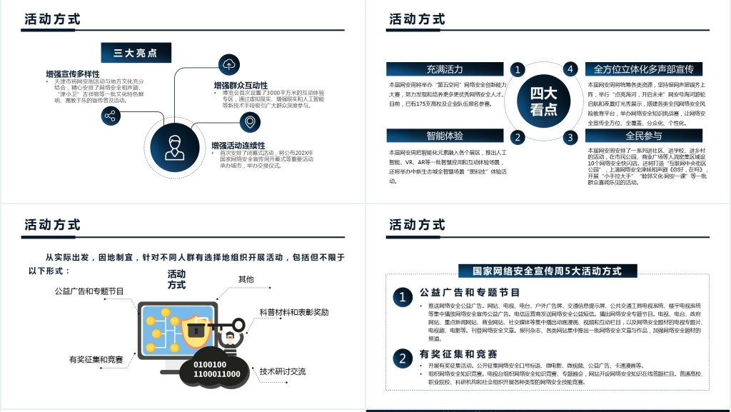 国家电网网络安全知识宣传周PPT模板 国家电网网络安全知识宣传周PPT模板