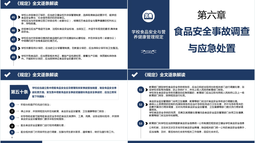 学校食品安全与营养健康培训PPT课件