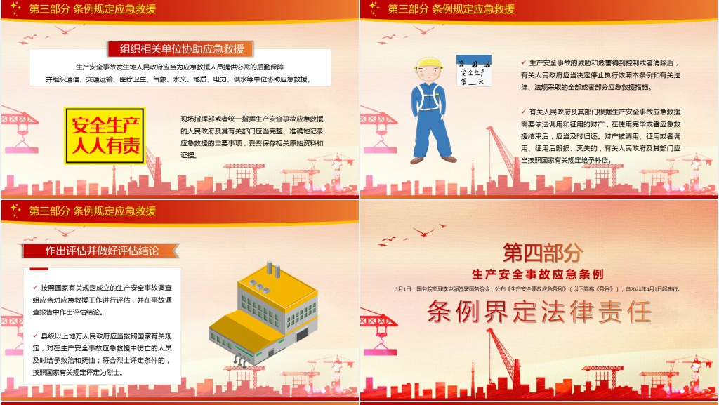 生产安全事故应急条例培训PPT 生产安全事故应急条例培训PPT