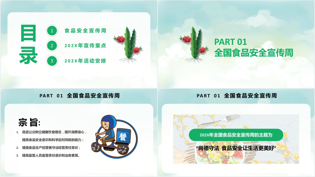 食品安全宣周宣传PPT
