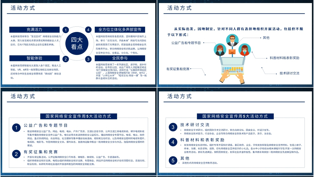 共建网络安全共享网络文明PPT模板 共建网络安全共享网络文明PPT模板