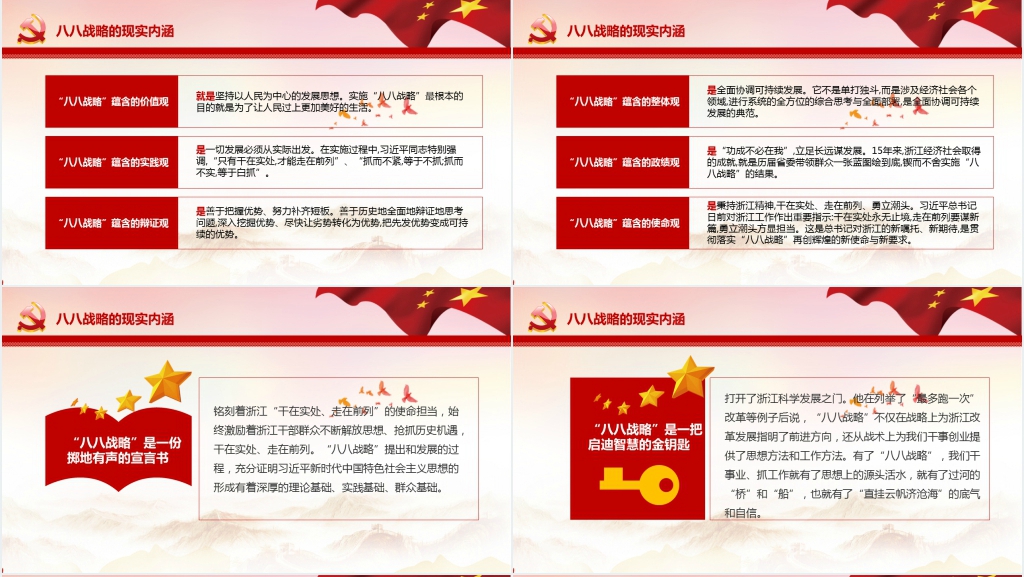 学习八八战略PPT党课 学习八八战略PPT党课