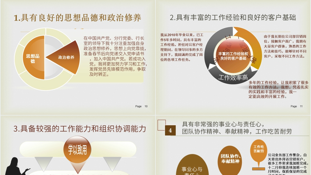 营业部经理竞聘报告PPT模板 营业部经理竞聘报告PPT模板