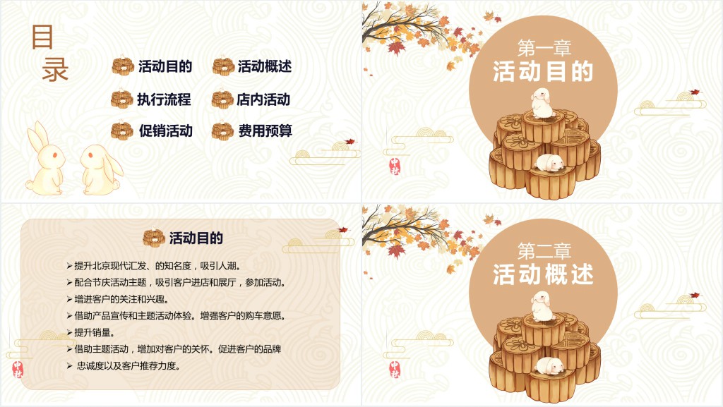中秋月饼促销PPT模板 中秋月饼促销PPT模板
