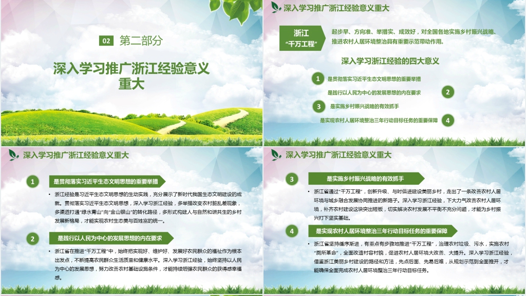 千村示范万村整治PPT 千村示范万村整治PPT