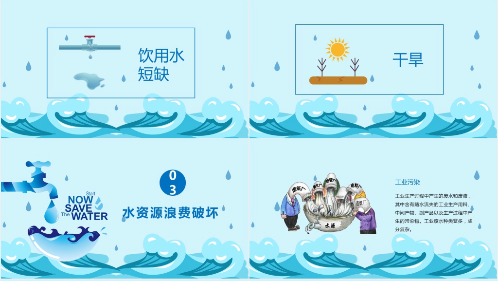 世界水日的宣传主题PPT课件 世界水日的宣传主题PPT课件