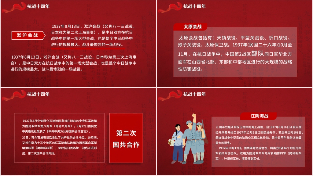 铭记历史勿忘九一八国耻纪念日PPT模板 铭记历史勿忘九一八国耻纪念日PPT模板