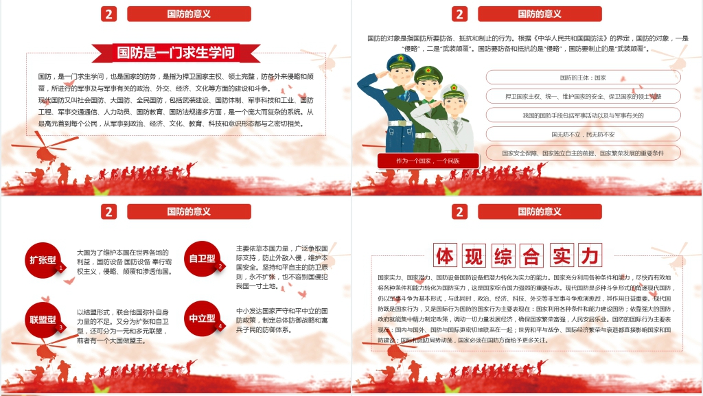 教育鼓励大学生参军入伍PPT模板 教育鼓励大学生参军入伍PPT模板
