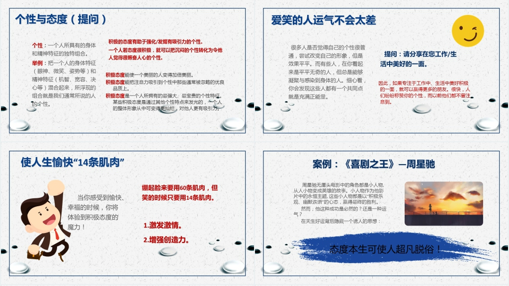 职员工工作态度培训PPT模板 职员工工作态度培训PPT模板
