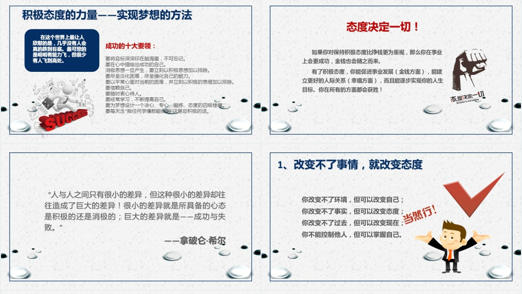职员工工作态度培训PPT模板 职员工工作态度培训PPT模板