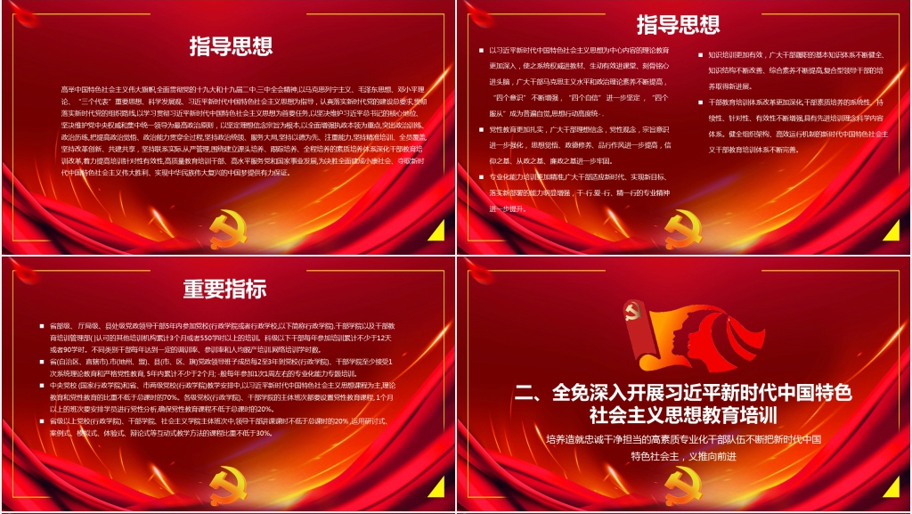 全国干部教育培训规划PPT党课 全国干部教育培训规划PPT党课