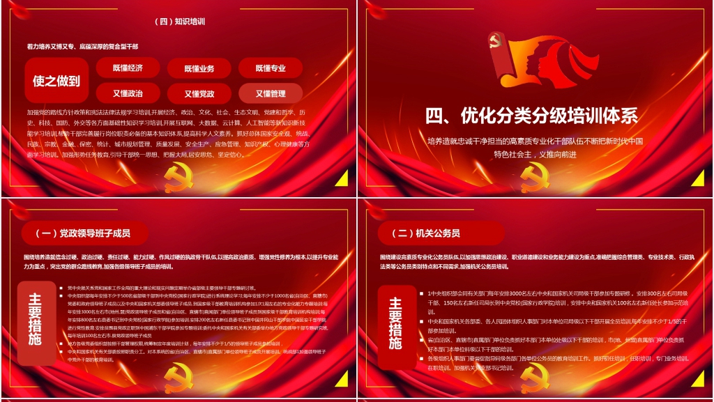 全国干部教育培训规划PPT党课 全国干部教育培训规划PPT党课