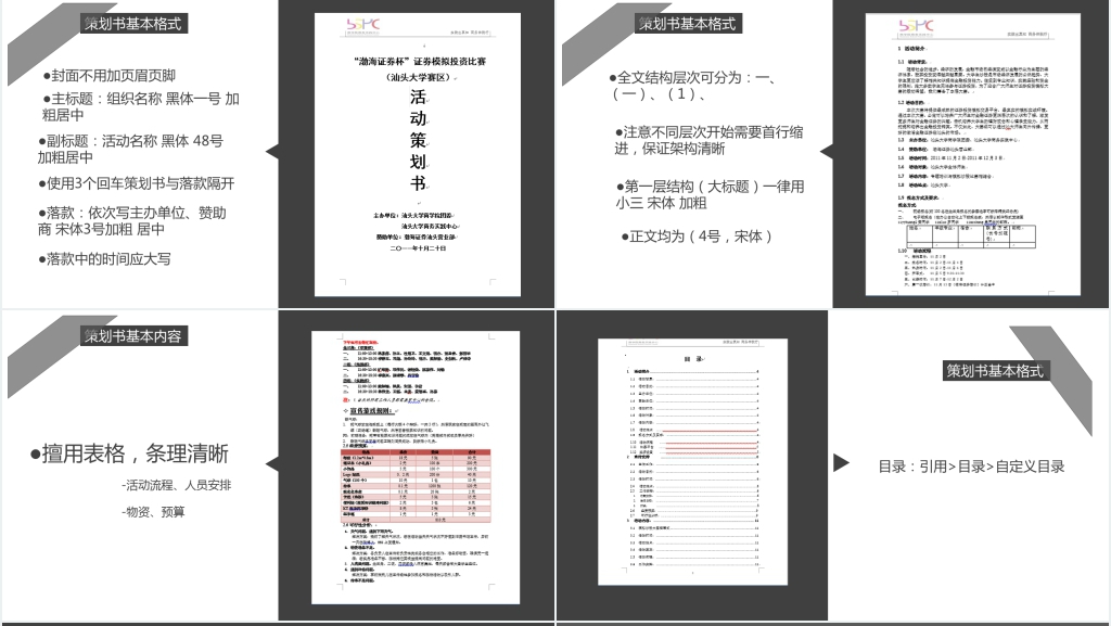 策划书写作技巧培训PPT课件 策划书写作技巧培训PPT课件