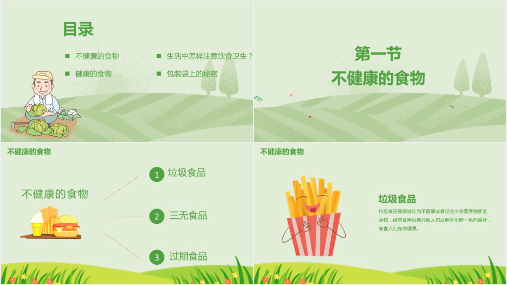 中小学生食品安全知识教育PPT课件 中小学生食品安全知识教育PPT课件