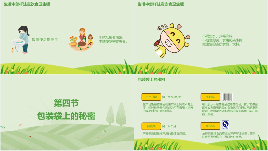 中小学生食品安全知识教育PPT课件 中小学生食品安全知识教育PPT课件