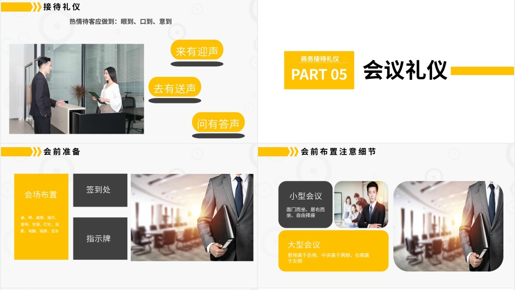 商务服务礼仪接待培训内容(一)PPT课件 商务服务礼仪接待培训内容(一)PPT课件