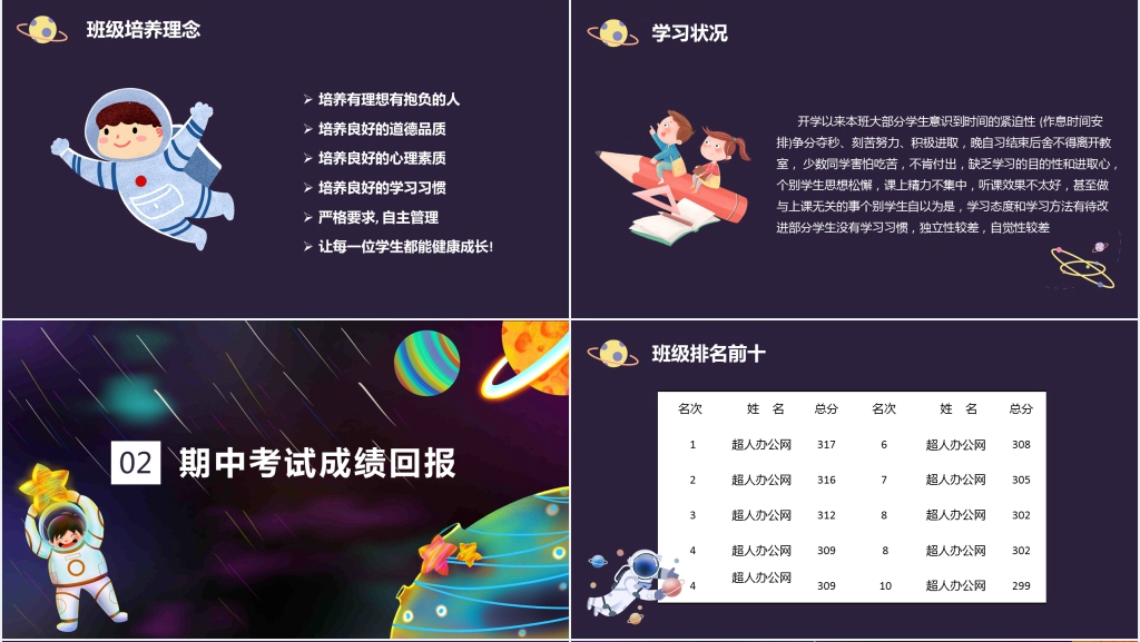 中学期末考试家长会主题PPT模板 中学期末考试家长会主题PPT模板