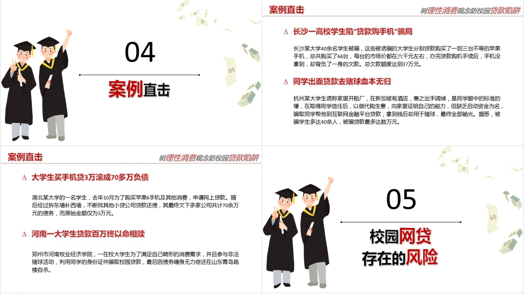 拒绝校园网贷安全主题班会PPT课件 拒绝校园网贷安全主题班会PPT课件