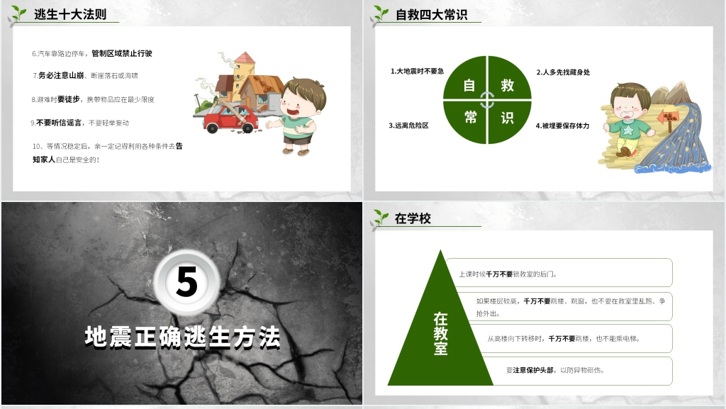 抗震救灾知识班会课课件 抗震救灾知识班会课课件