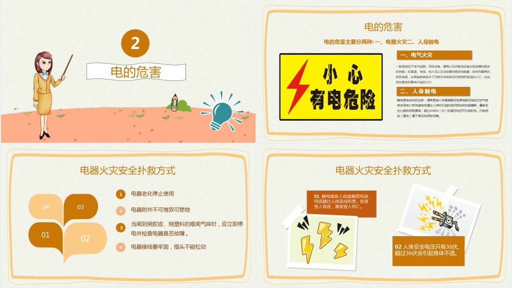 小学生安全用电常识PPT课件