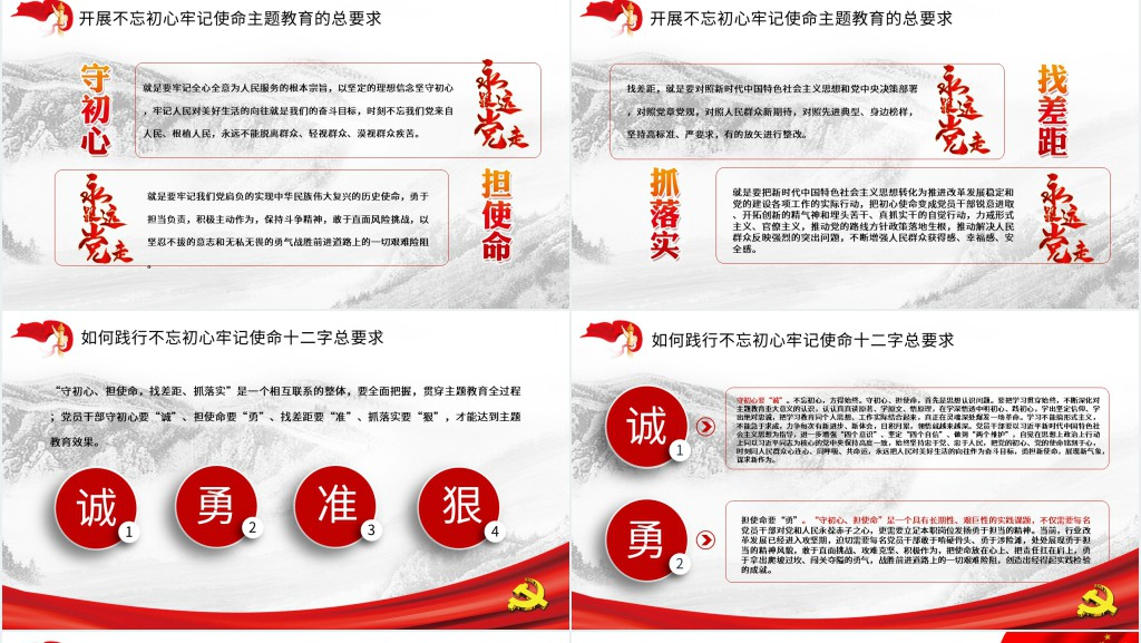 第二批不忘初心牢记使命PPT 第二批不忘初心牢记使命PPT