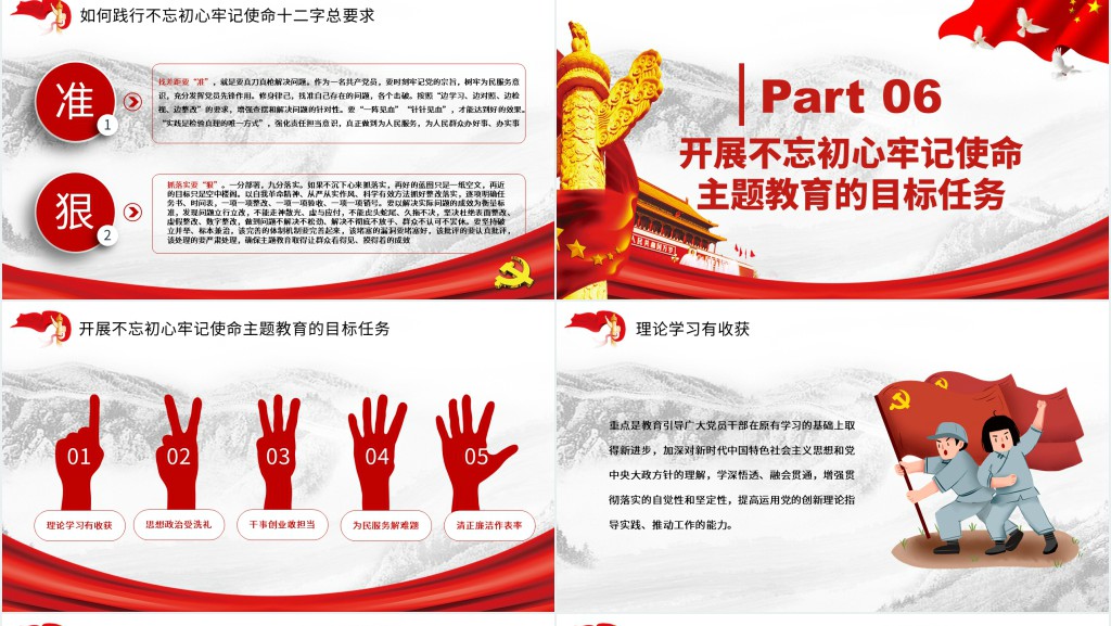 第二批不忘初心牢记使命PPT 第二批不忘初心牢记使命PPT