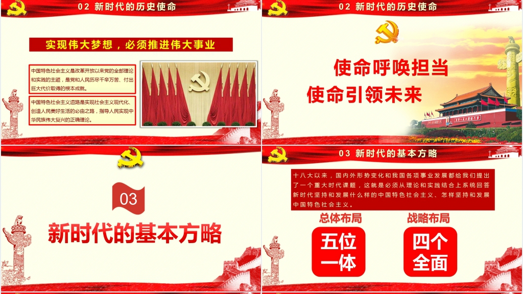 新时代中国特色社会主义思想学习PPT党课 新时代中国特色社会主义思想学习PPT党课